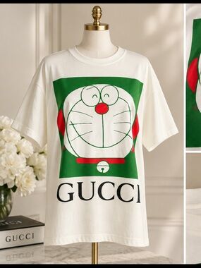 Gucci *Doraemon × cotton  Rare T-shirt.limited edition